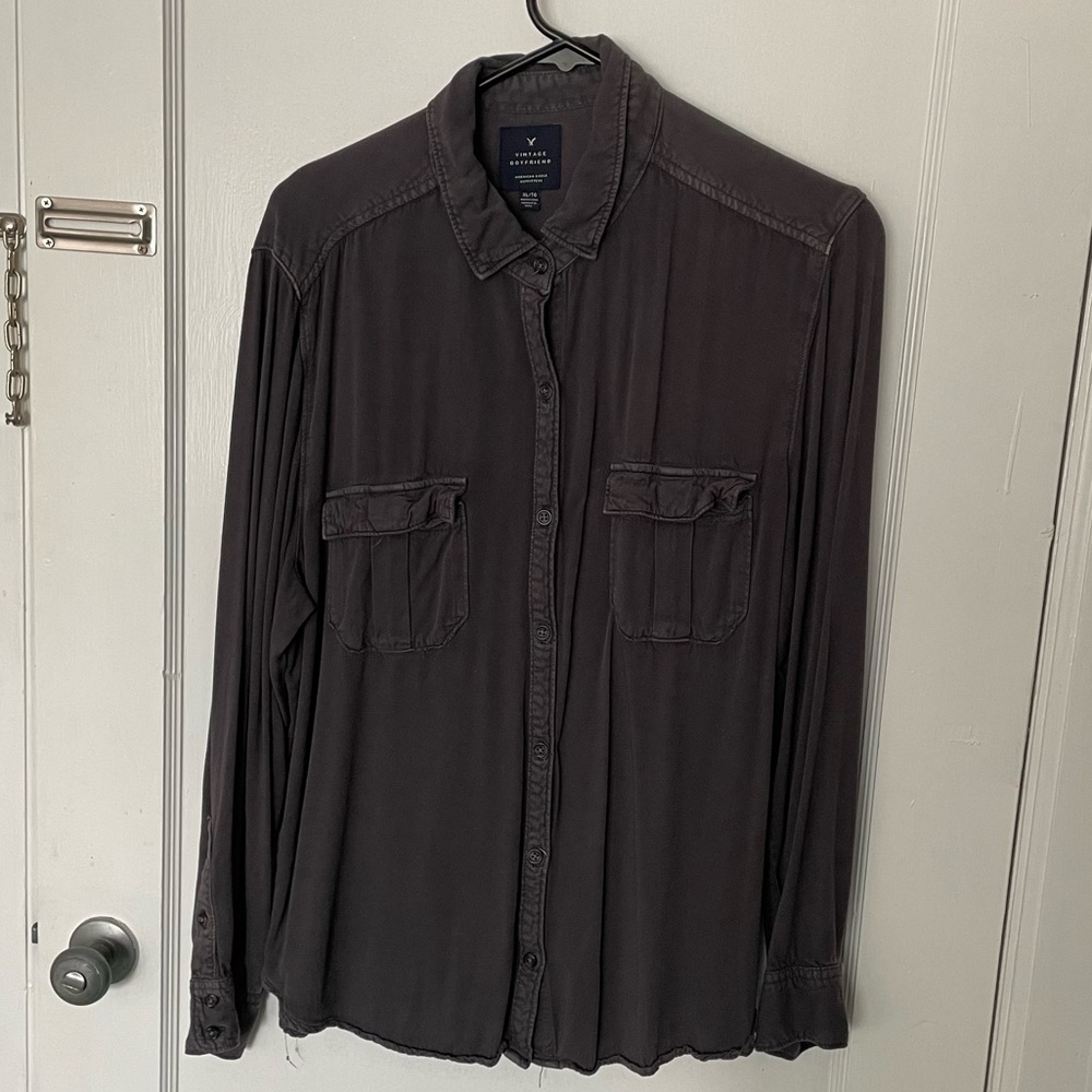 American Eagle Vintage Boyfriend Button Up